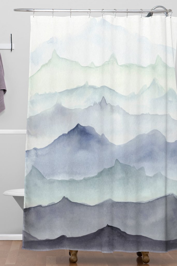 Mountain Mist Woven Shower Curtain – Wonder Forest Store