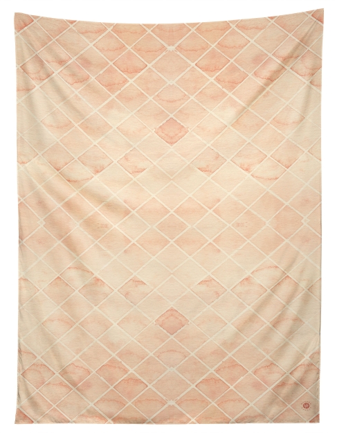 Diamond Watercolor Grid Tapestry by Wonder Forest