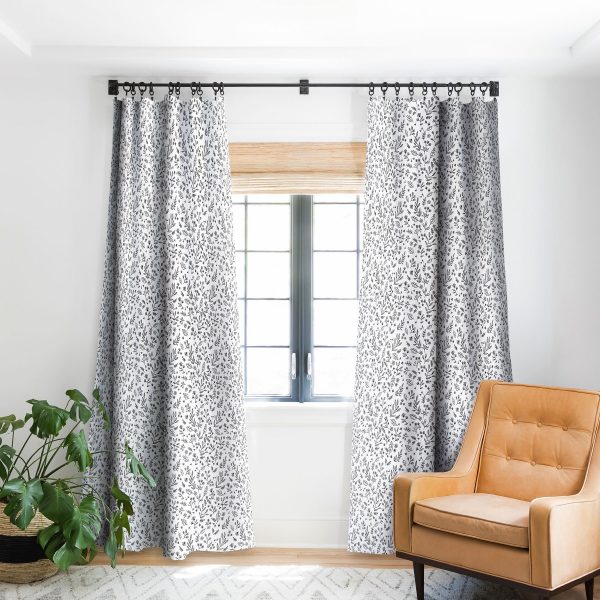 Floral Sketches Blackout Curtains Wonder Forest Store