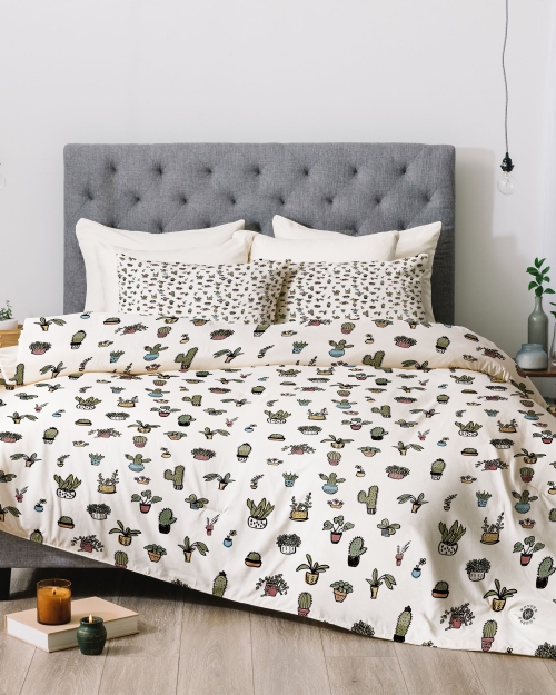 Plant Lady Comforter by Wonder Forest