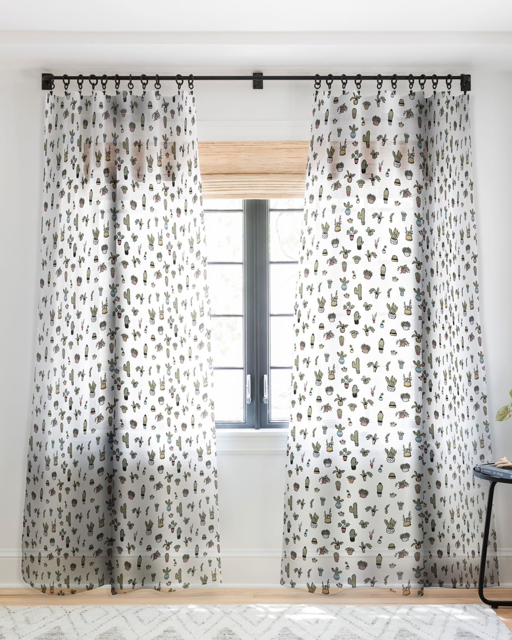 Plant Lady Curtain Panel by Wonder Forest