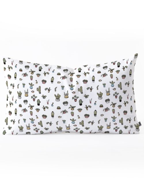 Plant Lady Throw Pillow by Wonder Forest