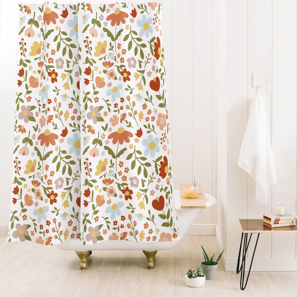Cottagecore Florals Shower Curtain